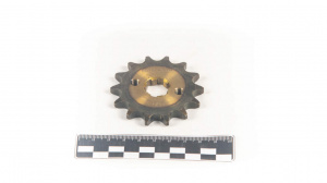 Звезда ведущая (428-14) 17мм сталь, закаленные зубья Звезда ведущая (428-14) 17мм сталь, закаленные зубья