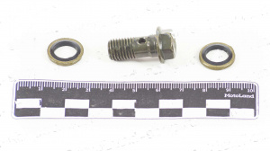 Болт гидравлический М10 (+2 прокладки) Болт гидравлический М10 (+2 прокладки)