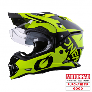 Шлем кроссовый со стеклом O'Neal Sierra R NEON Шлем кроссовый со стеклом O'Neal Sierra R NEON