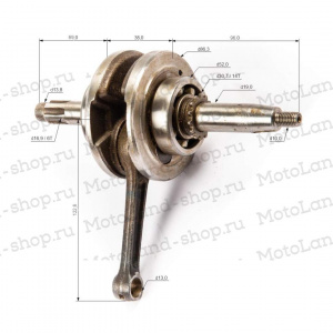 Коленвал 147FMH (47*41,5) 50-70см3 Коленвал 147FMH (47*41,5) 50-70см3