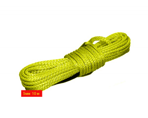 Трос синтетический АТОМ 5мм х 10м из полиамида  2400 кгс Трос синтетический АТОМ 5мм х 10м из полиамида  2400 кгс
