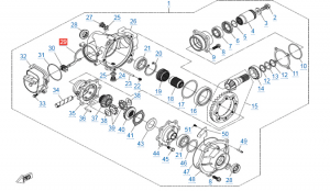 Вилка переключения перед.редуктора Q830-310005 Вилка переключения перед.редуктора Q830-310005