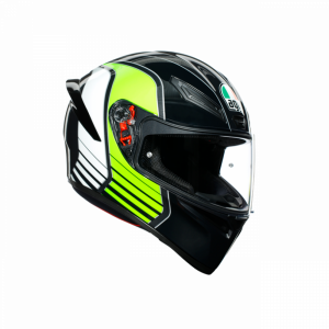 Шлем AGV K-1 Power Gunmetal/White/Green интеграл Шлем AGV K-1 Power Gunmetal/White/Green интеграл