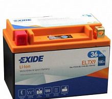  EXIDE Li-Ion ELT9 36Wh   YTX7A-BS; YTX9-BS; YTR9-BS