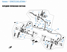 ������� ��������� ���������� ������ ������� CFMOTO JetMax 250 5190-080256