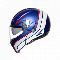  AGV COMPACT ST MULTI Boston Matt Blue/White/Red 