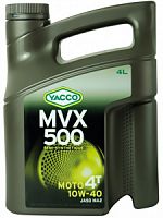   YACCO MVX 500 4T 10W40, 4 .