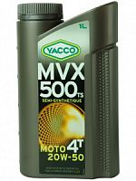   YACCO MVX 500 TS 4T 20W50, 1 .