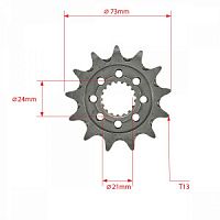    SMP-F0284 13T SM-PARTS (JTF 284 13)