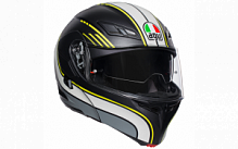  AGV COMPACT ST MULTI Boston Matt Black/Grey/Yellow 